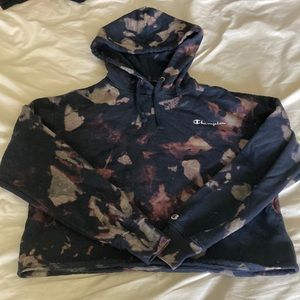 champion cropped hoodie